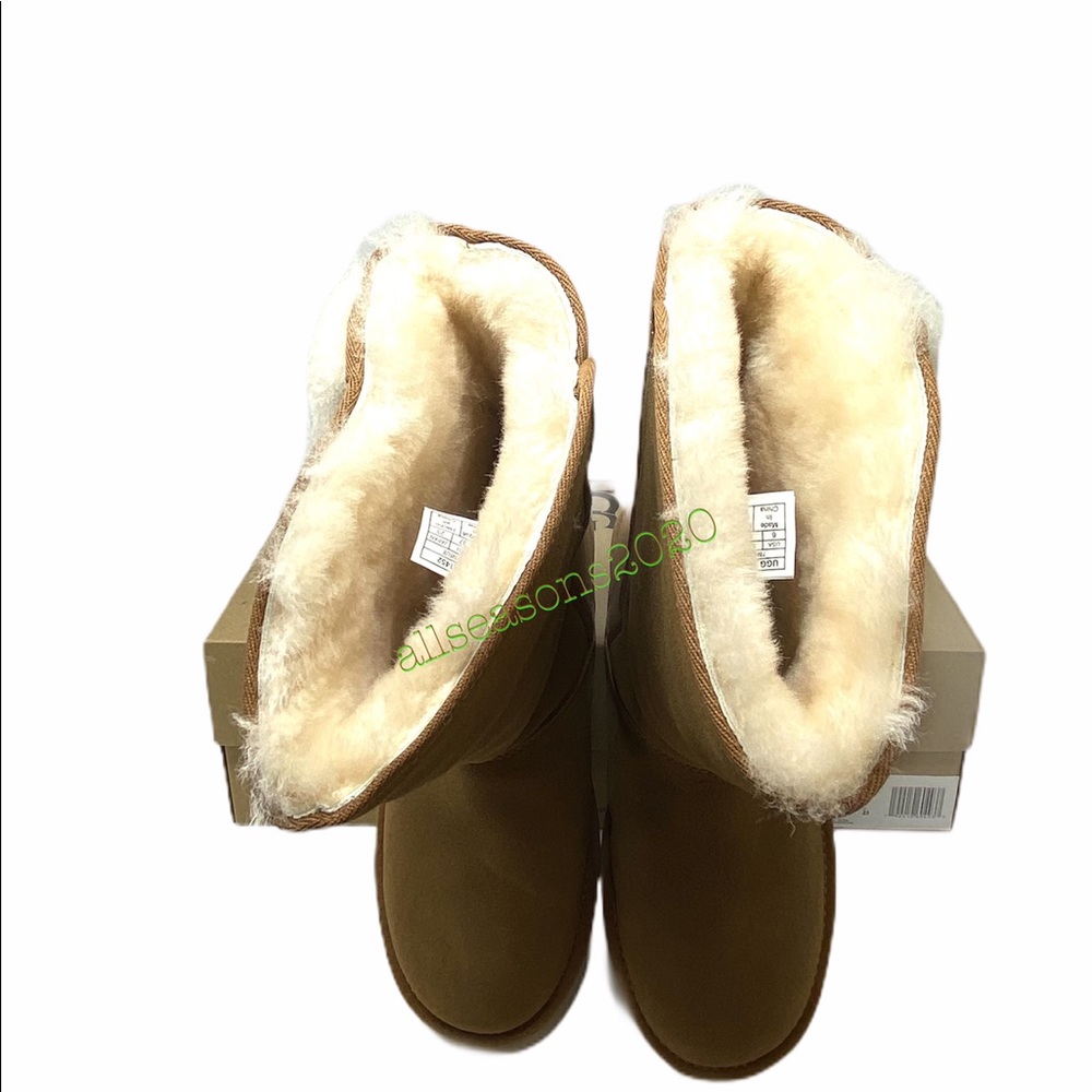 UGG Klea Che Women’s Boot Tan Suede Fur - Picture 11 of 11